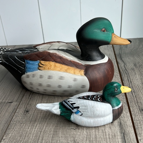 Mallard Ducks Porcelain Decor - Picture 3 of 8